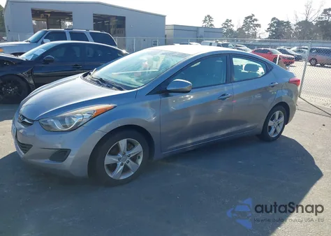 2011 Hyundai Elantra Gls (Ulsan Plant) from USA, damaged, VIN KMHDH4AE6BU138533